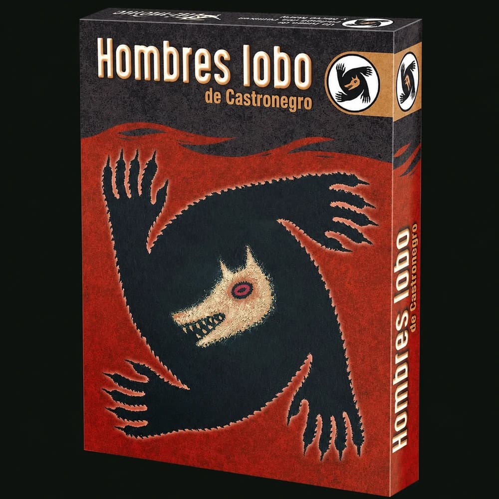 Caja de Los Hombres Lobo de Castronegro con fondo oscuro adaptado