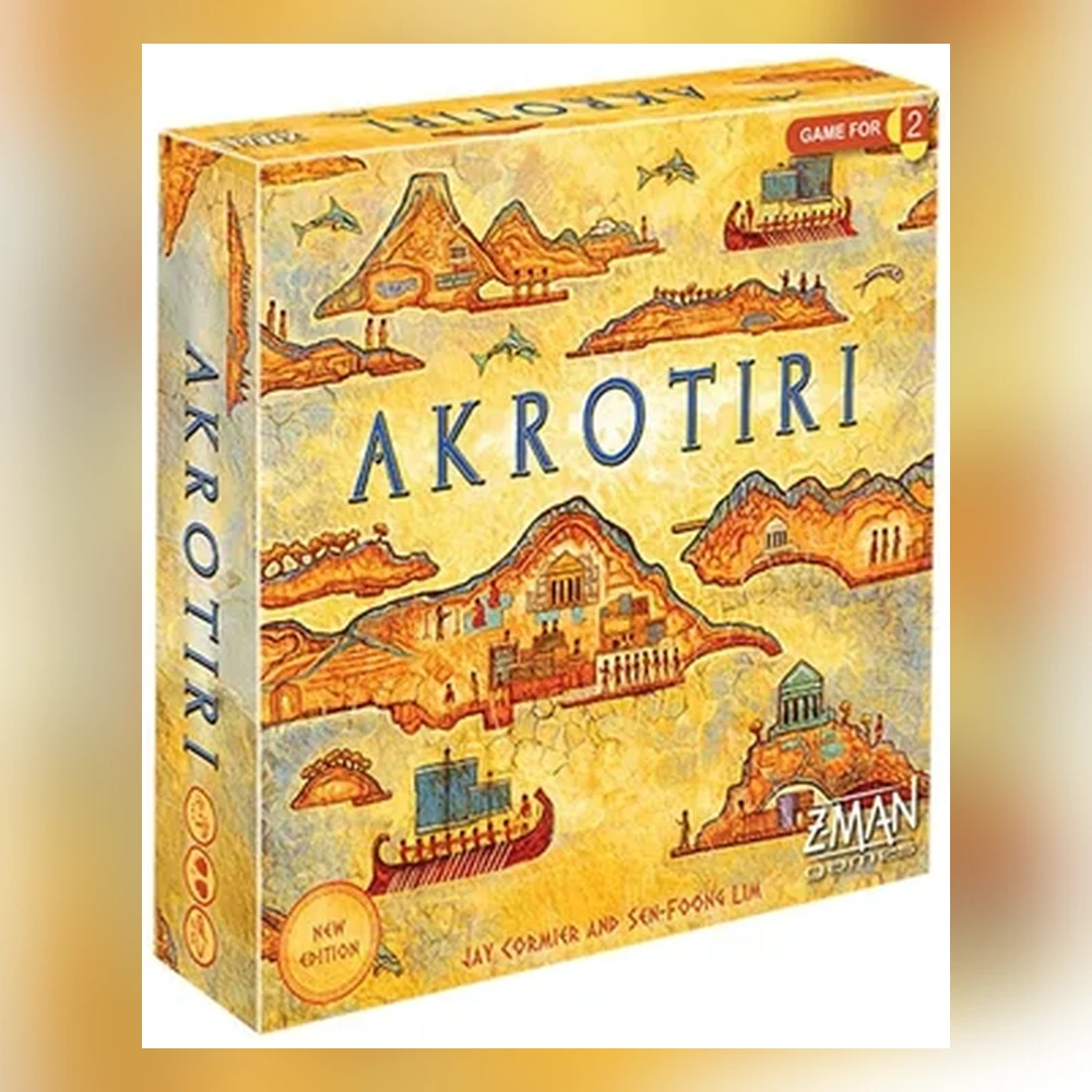 Caja del juego de mesa Akrotiri