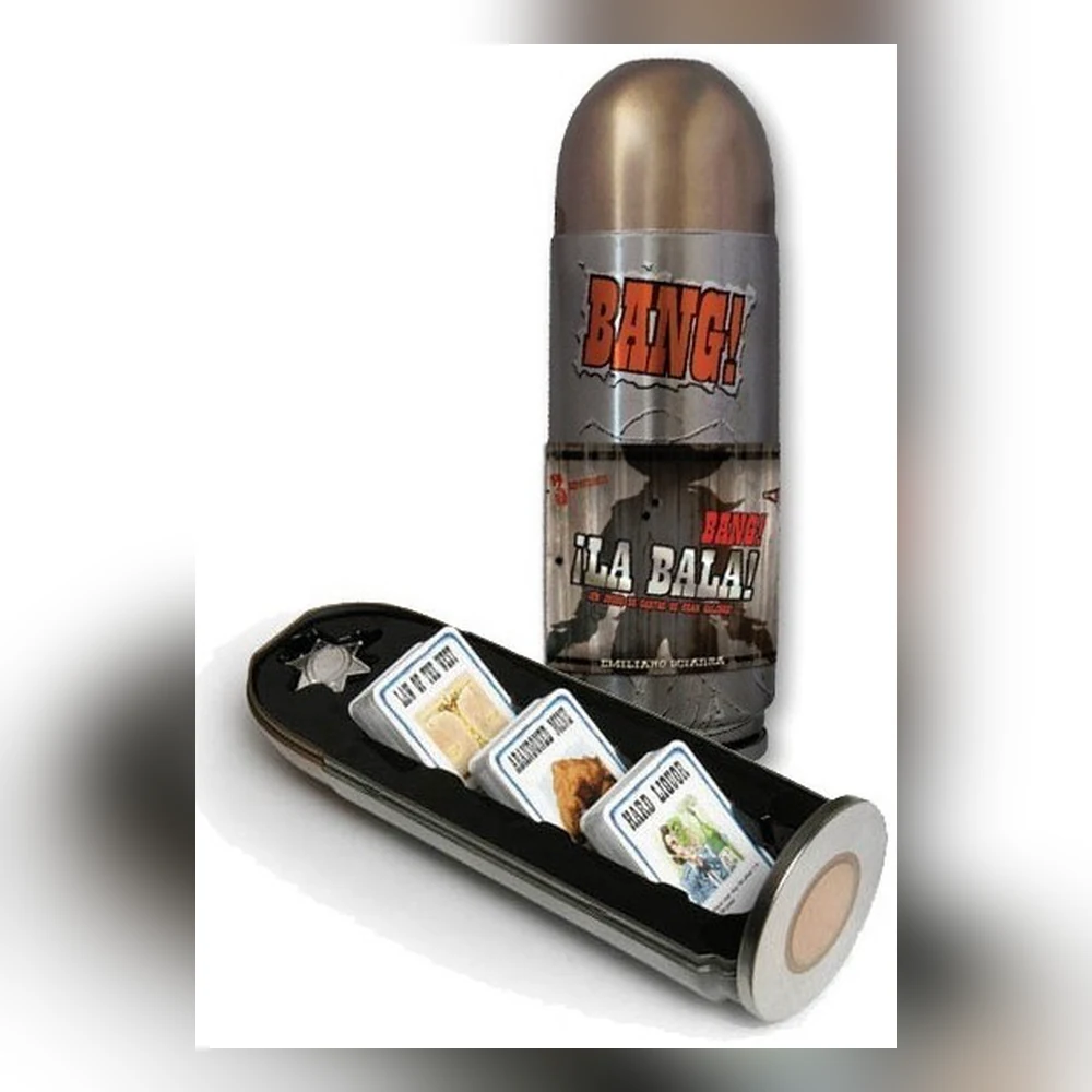 Caja del juego de mesa Bang! La bala