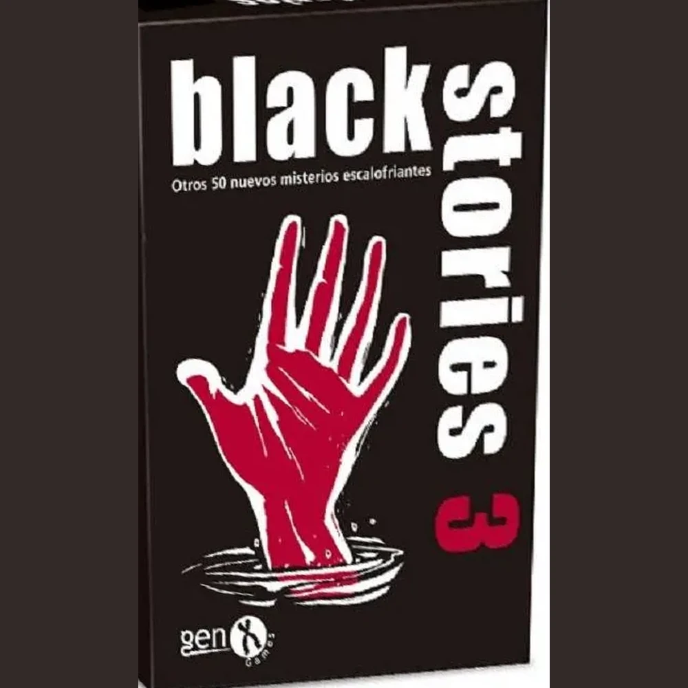 Caja del juego de mesa Black Stories 3