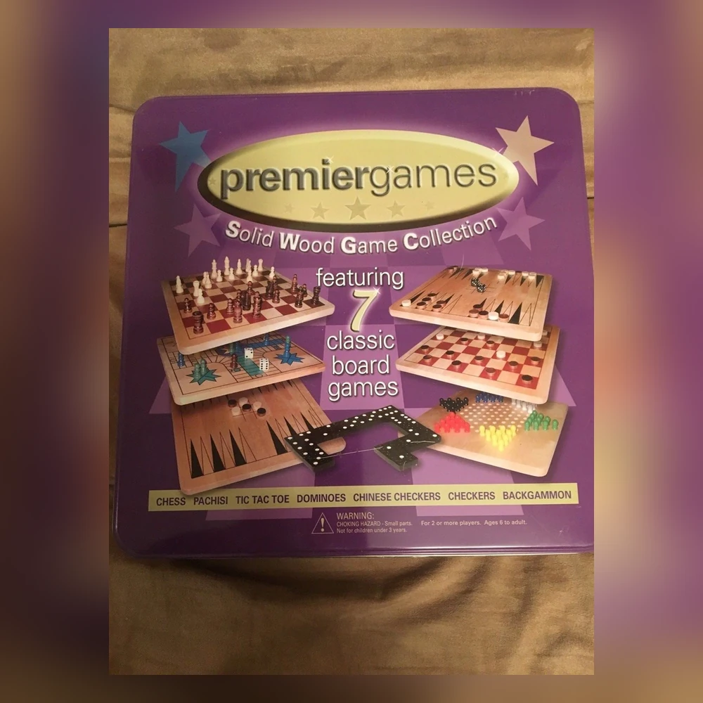Caja del juego de mesa Colección de juegos clásicos Premier Games