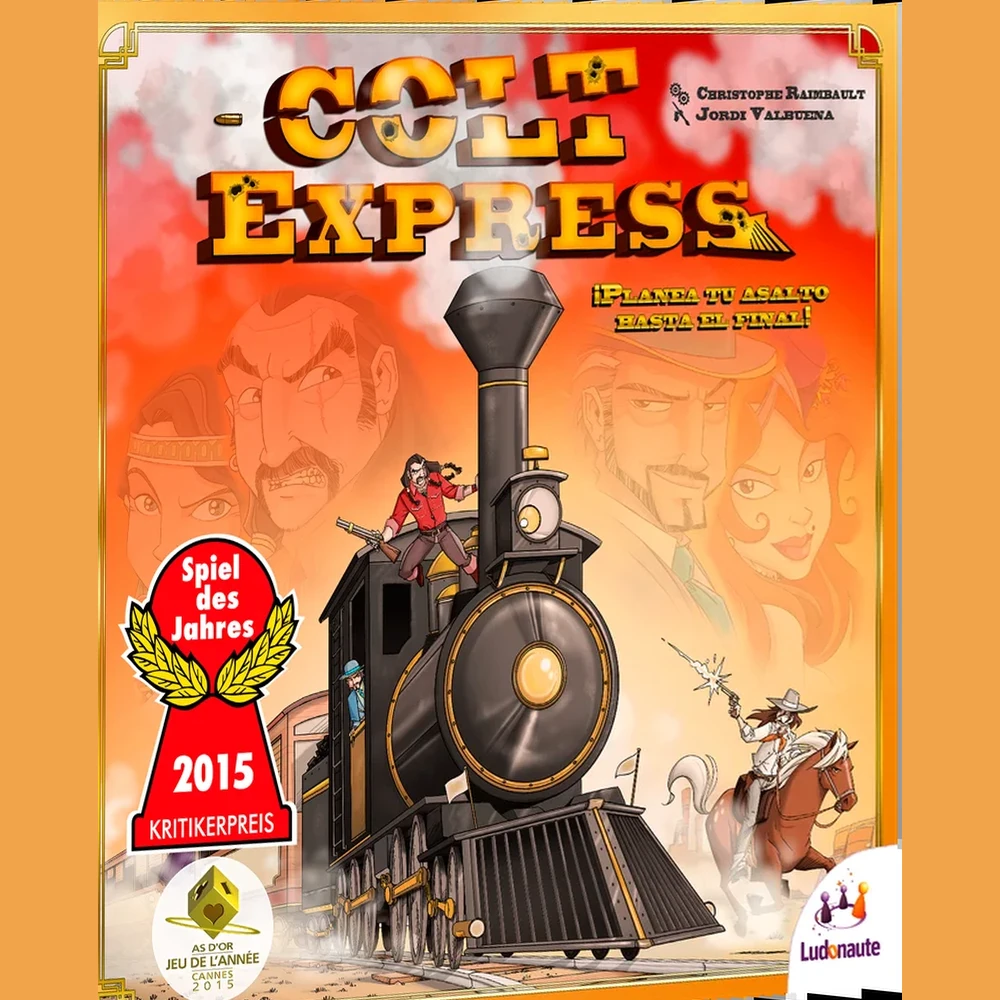 Caja del juego de mesa Colt Express