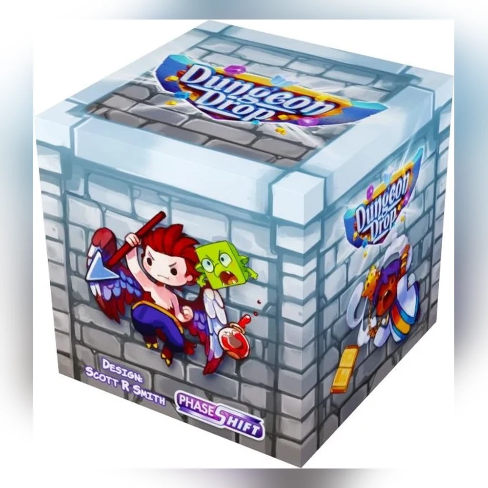 Caja del juego de mesa Dungeon Drop