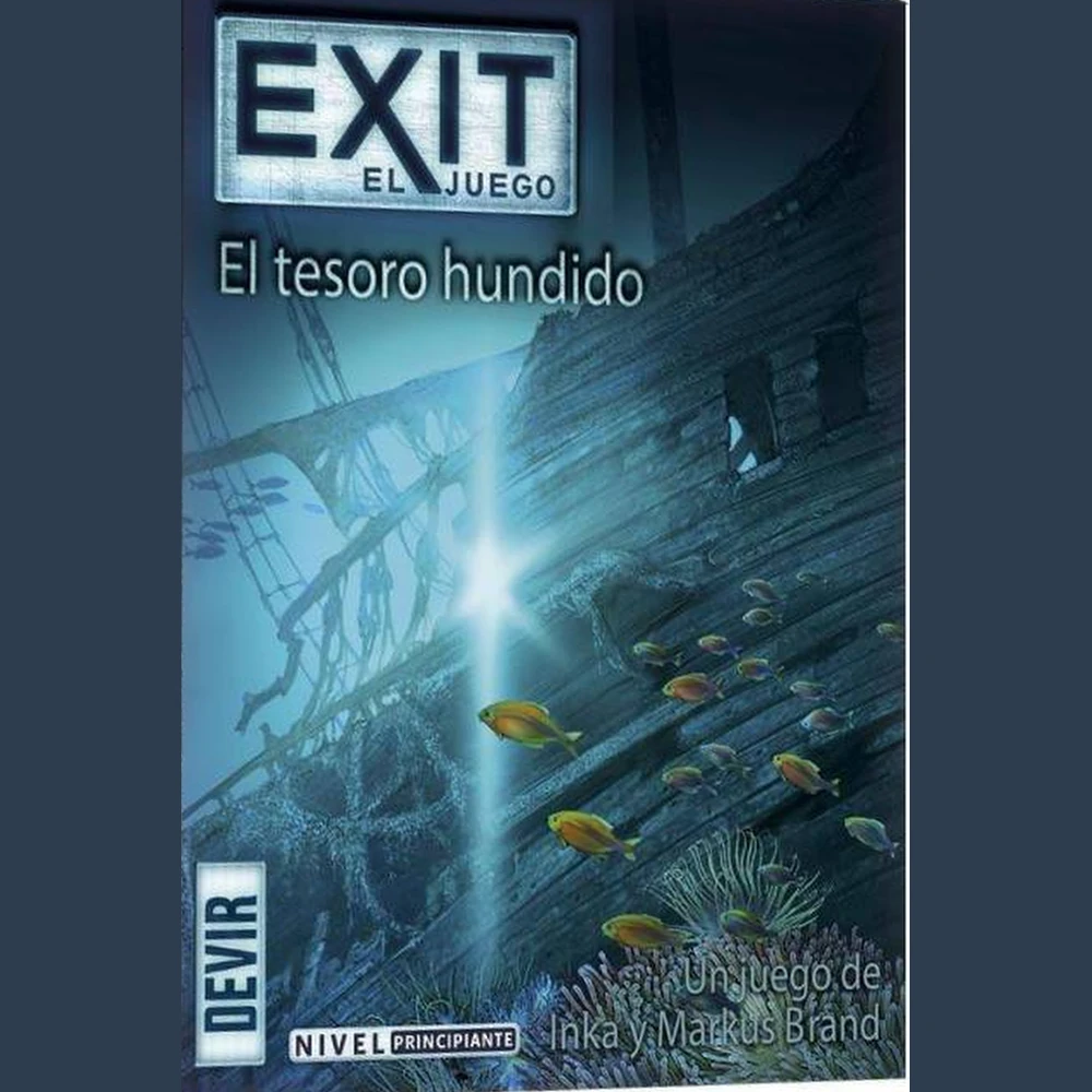 Caja del juego de mesa Exit: El Tesoro Hundido