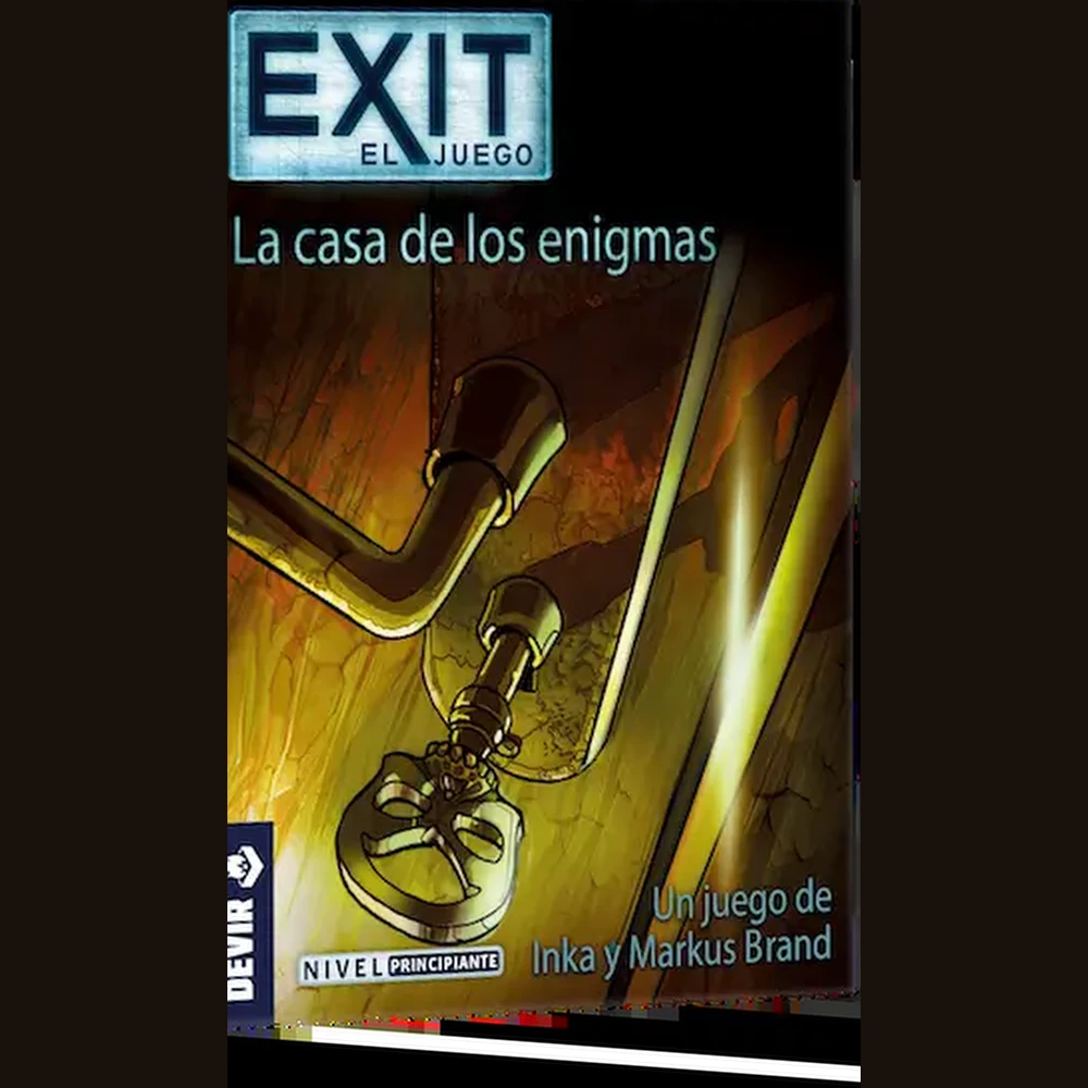 Caja del juego de mesa Exit: La Casa de los Enigmas