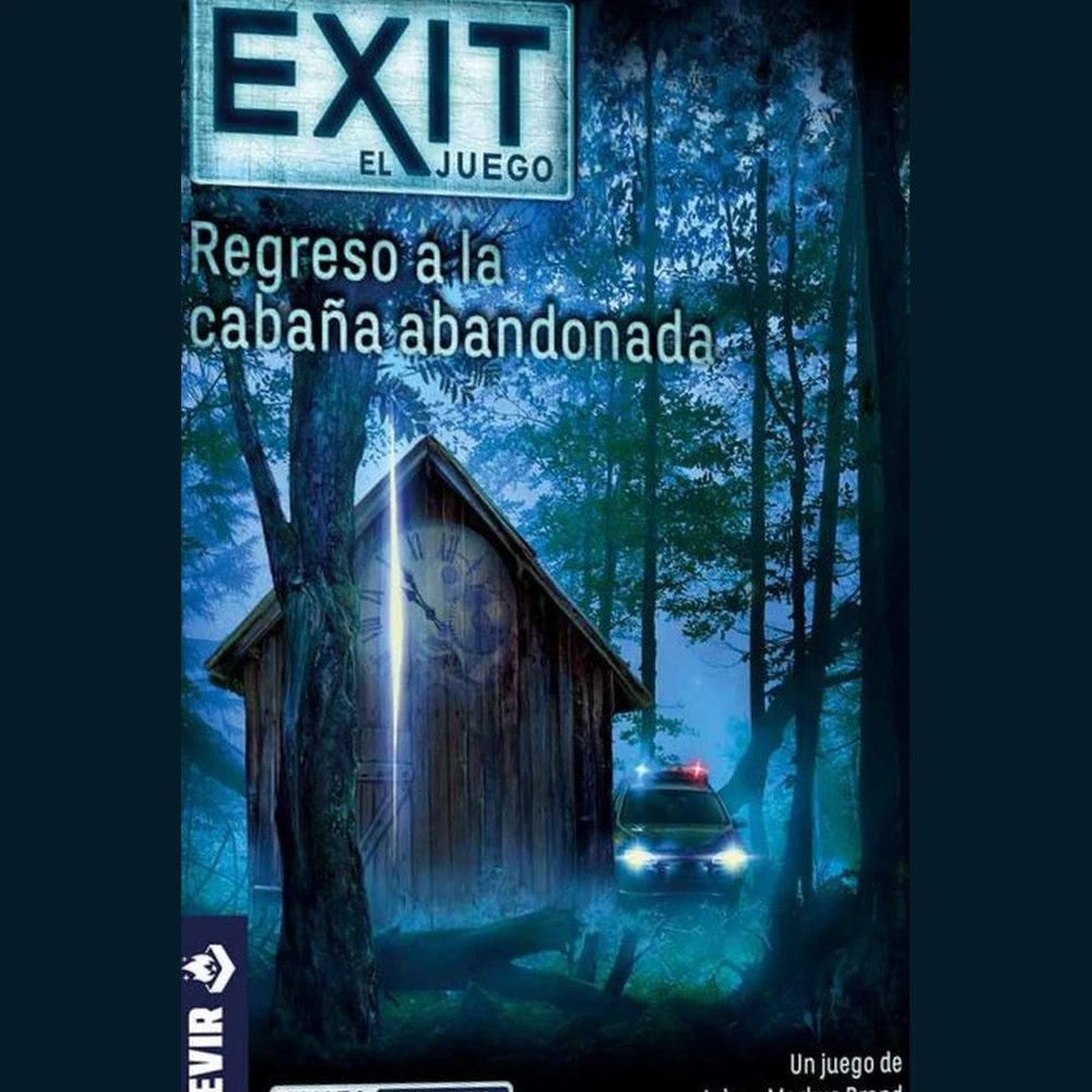 Caja del juego de mesa Exit: Regreso a la Cabaña Abandonada
