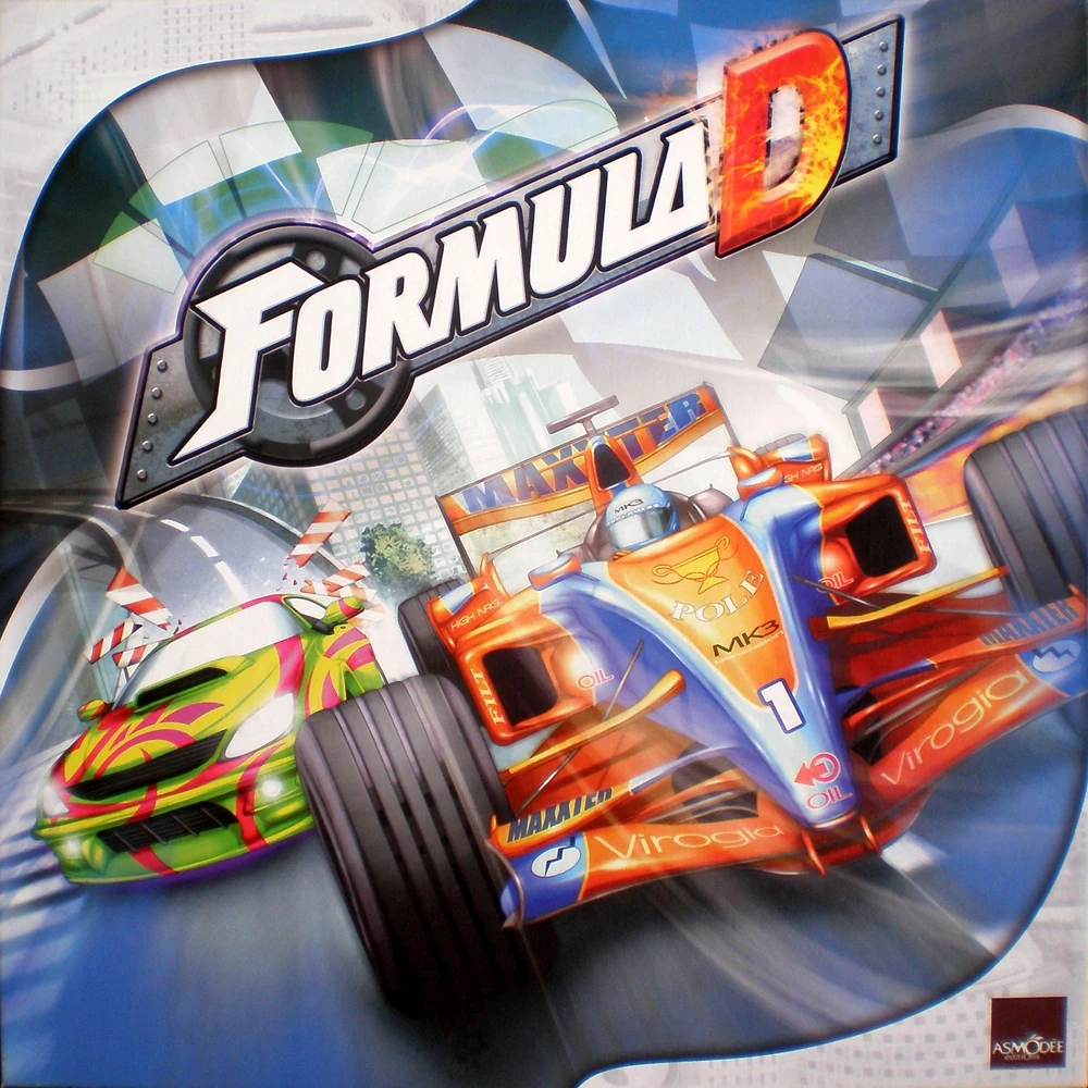 Caja del juego de mesa Formula D