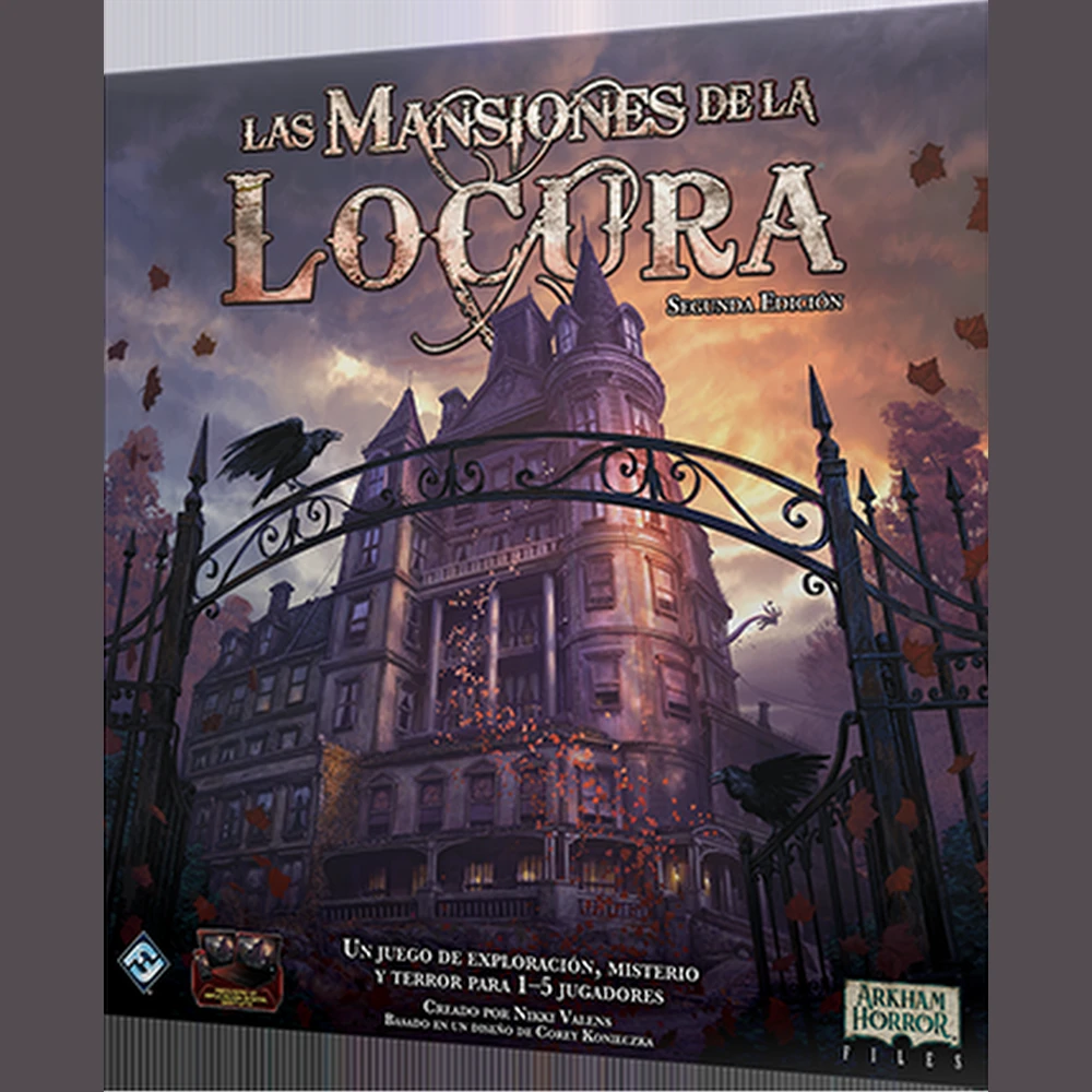 Caja del juego de mesa Las Mansiones de la Locura
