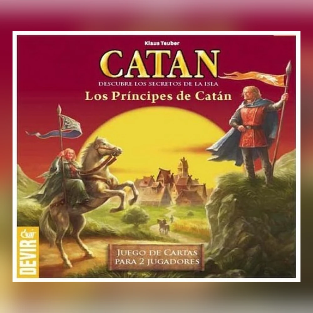 Caja del juego de mesa Los Príncipes de Catán