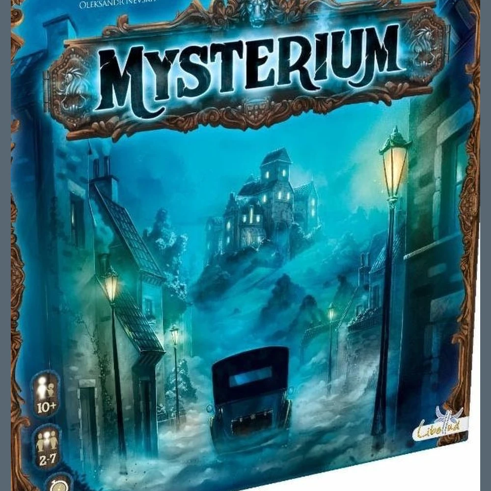 Caja del juego de mesa Mysterium