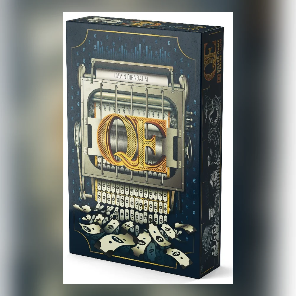 Caja del juego de mesa QE