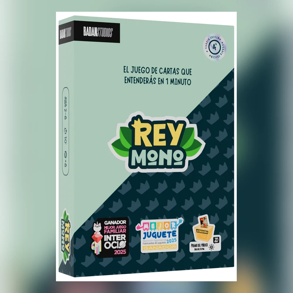 Caja del juego de mesa Rey Mono