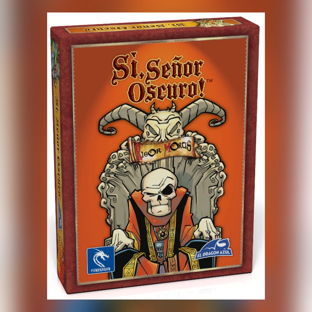 Caja del juego de mesa Sí, Señor Oscuro
