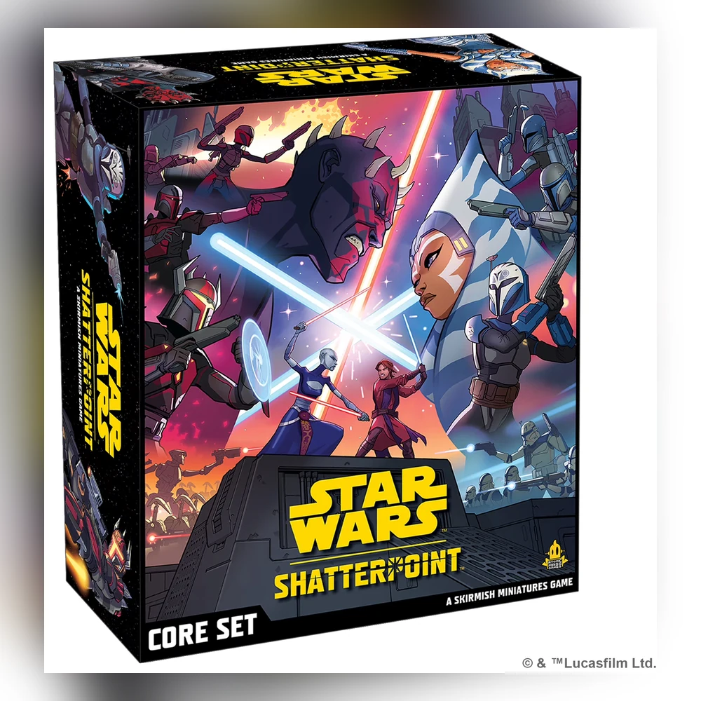 Caja del juego de mesa Star Wars: Shatterpoint