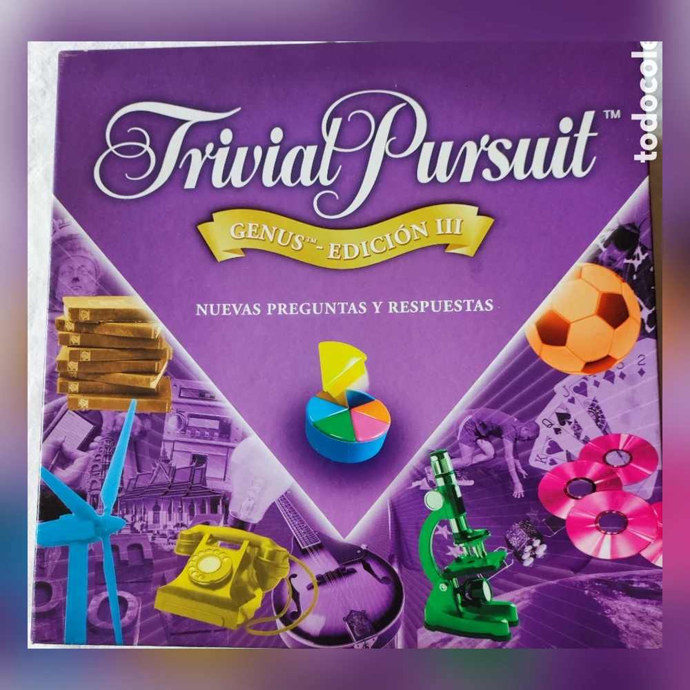 Caja del juego de mesa Trivial Pursuit Genus III