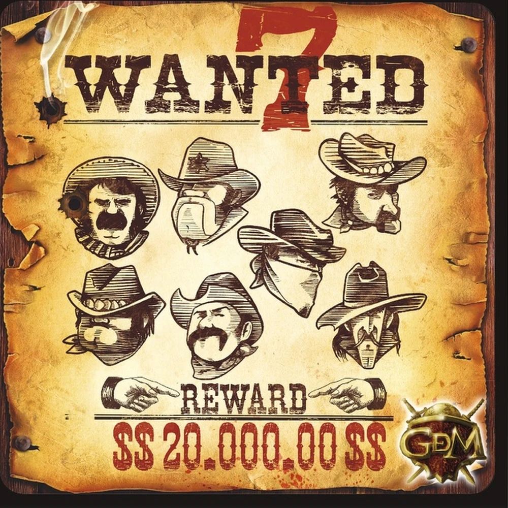 Caja del juego de mesa Wanted 7