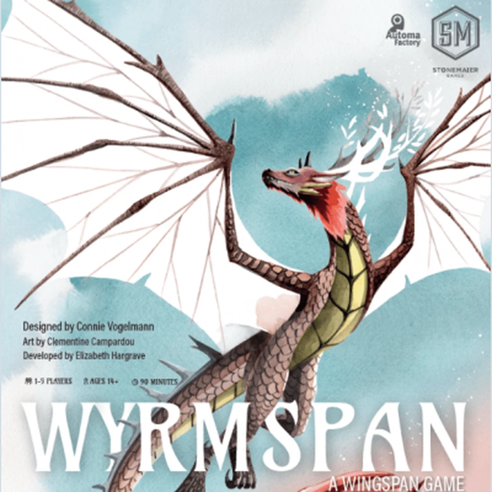 Caja del juego de mesa Wyrmspan