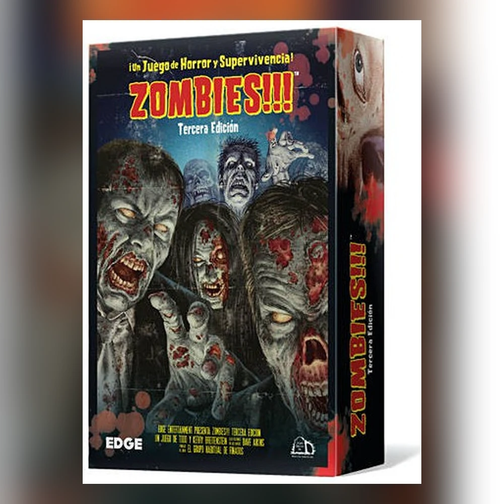 Caja del juego de mesa Zombies!!!